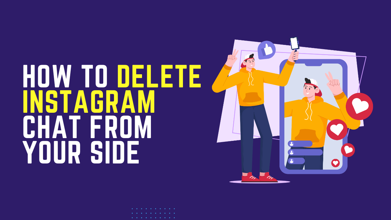 delete Instagram chat from your side